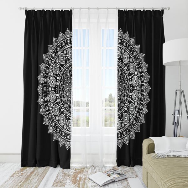 ستارة اسود مندلا ابيض