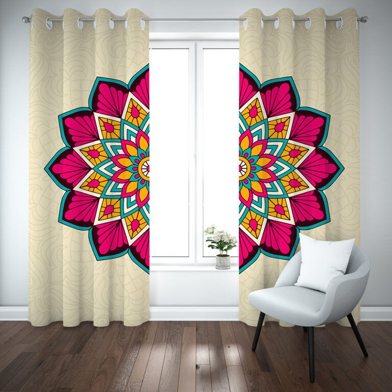 ستارة مندلا بمبى ملون