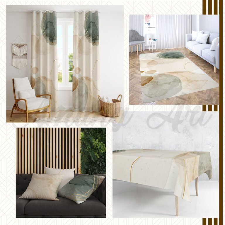 احدث الستائر المطبوعه 3d بوهو ستايل