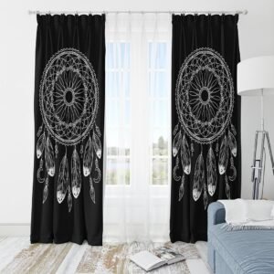 ستارة اسود دريم كاتشر ابيض