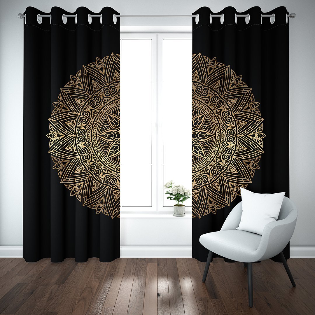 ستارة اسود مندلا دهبى