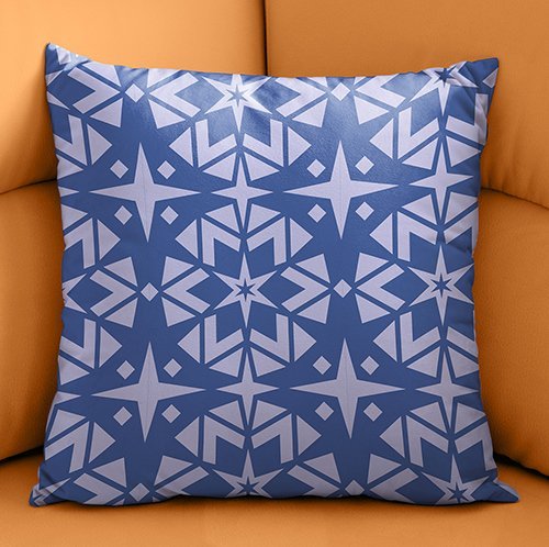 مجموعه كوشن ازرق 4 قطع