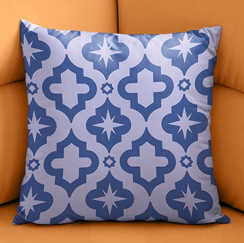 مجموعه كوشن ازرق 4 قطع