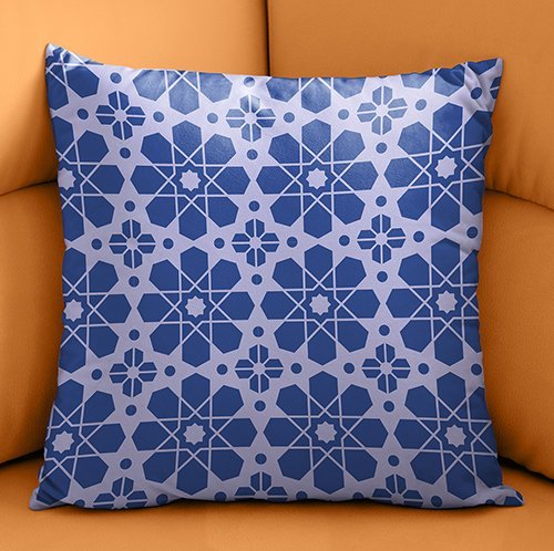 مجموعه كوشن ازرق 4 قطع