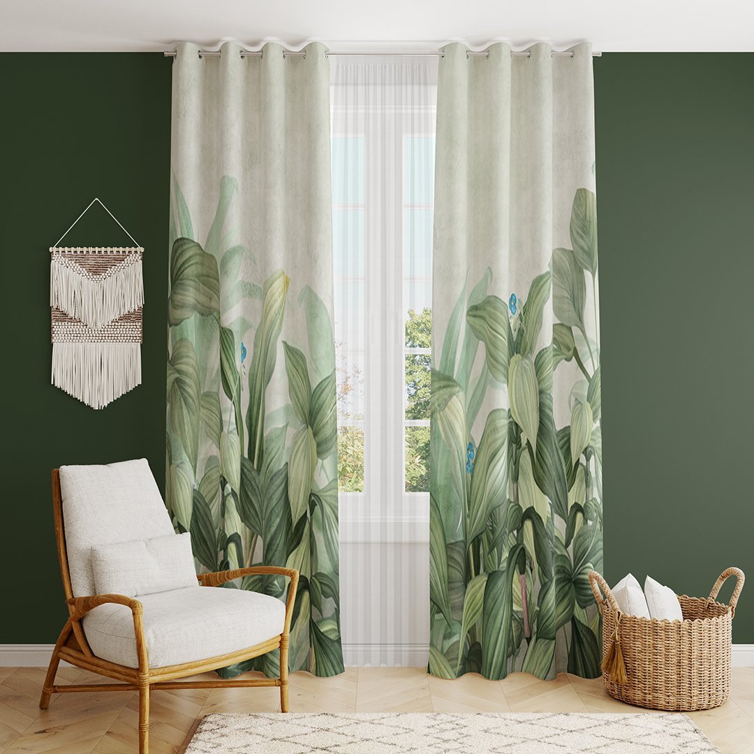 ستار ورق شجر اخضر