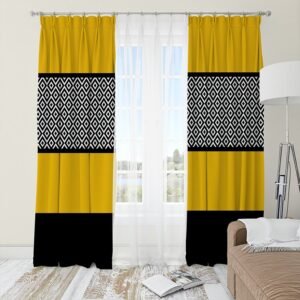 ستارة مثلاثات اسود اصفر